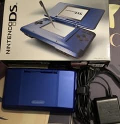 【完品・希少品】初代ニンテンドーDS本体 北米版 エレクトリックブルー+おまけのサムネイル
