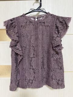 GRL レース ノースリーブ トップス Lサイズのサムネイル