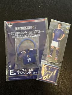 【新品・送料込】一番くじ サッカー日本代表 マルチバンド アクリルスタンドのサムネイル