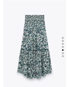ZARA プリント地ミディスカートのサムネイル