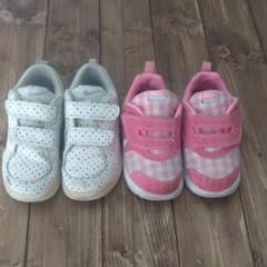 まこと様専用　ナイキ　女の子スニーカー　2足セット　15cmのサムネイル