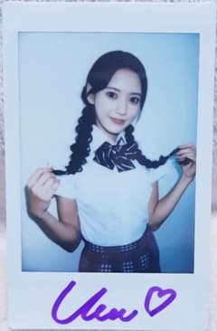 超絶可愛い☆八掛うみ 直筆サイン入りチェキ☆制服 - メルカリ