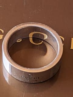 ★早い者勝ち今週限り★GUCCIロゴリングsilver925 21号(20)のサムネイル