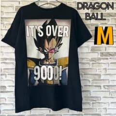 ドラゴンボール IT'S OVER 9000! Tシャツ Mサイズ ベジータ 黒 - メルカリ