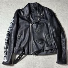 バレンシアガ レザーライダースジャケット ブラック - メルカリ