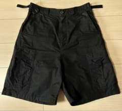 BALENCIAGA カーゴショートパンツ ショーツ ブラック　平本蓮着用 BALENCIAGA カーゴショートパンツ ショーツ ブラック 平本蓮着用