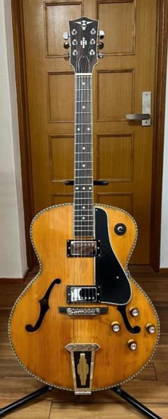 アコースティックギター (ピックギター) 全音ジャパンヴィンテージフルアコ 超貴重！貫禄のジャパンヴィンテージ！全音製ピックギター再生 7