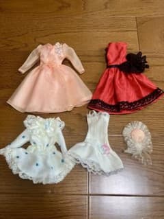 ドール用ドレス・ヘッドドレス 5点セットのサムネイル