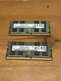 Samsung 16GB 2枚 DDR4 3200 SO-DIMM メモリー - メルカリ