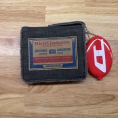 DIESEL 二つ折り財布 デニム素材のサムネイル