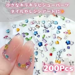 반짝반짝 ✧ 비쥬 파트 붙여 네일 아트 멀티 어소트 200p_Ⅵ