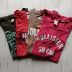 Hollister 半袖Tシャツ 4枚セット 【USED品】のサムネイル