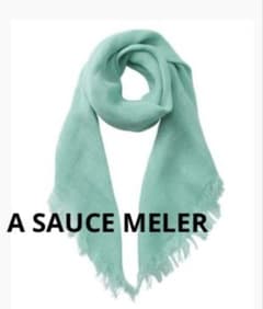 ASAUCE MÊLER リネン フリンジ ストール　アナイ別注　麻100% ASAUCE MÊLER リネン フリンジ ストール アナイ別注 麻100% - メルカリ