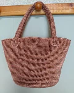 かごバッグ ハンドメイド エコアンダリアのサムネイル