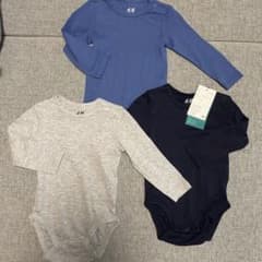 【新品未使用タグ付】H&M ロンパース 肌着　ベビー服のサムネイル