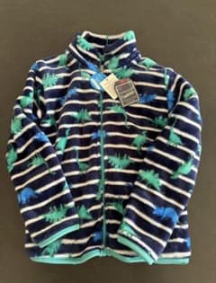 新品　motherways 恐竜柄 フリースジャケット 120cmのサムネイル