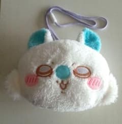 Chiikawa Momonga Fluffy Face Pouch