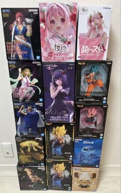 最新フィギュアまとめ売り　14体　ワンピース　ドラゴンボール　初音ミク　着せ恋