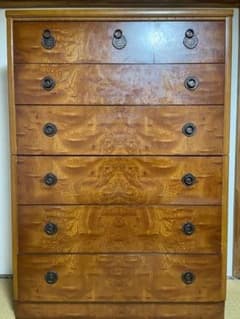 昭和レトロ アンティーク風 木製タンスのサムネイル