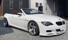 BMW 650i コンバーチブル ホワイト ブラウン内装 綺麗のサムネイル