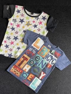 【週末値下げ】半袖Ｔシャツ ２枚セット☆１２０と１１０のサムネイル