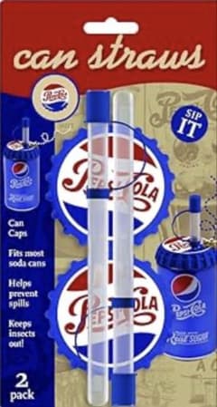 Pepsi Can Straws 2本セットのサムネイル