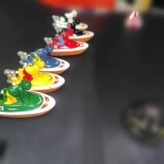 旧品ボートレース 競艇 マグネット 8点セット (1~6号艇大時計ターン
