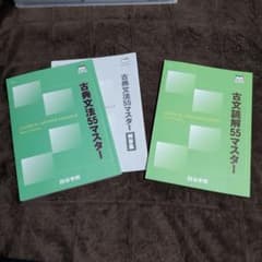 【値下げ】四谷学院　古典文法55マスターセットのサムネイル