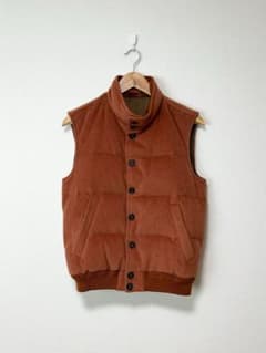 美品 イタリア製 valstar ウール カシミア ダウンベスト ヴィンテージ 