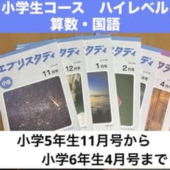 エブリスタディ 小学生 ハイレベル 算数・国語 2022年号のサムネイル