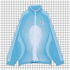 adidas NTS TG TRACKTOP水色 波模様 ナイロンジャケット adidas NTS TG TRACKTOP水色 波模様 ナイロンジャケット - メルカリ