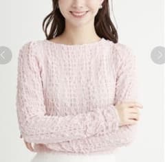 CELFORD クロップドシャーリングブラウス ピンクのサムネイル