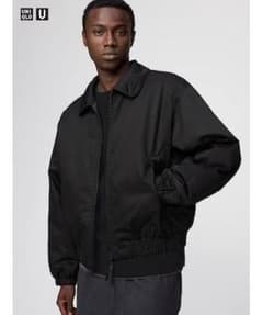 完売25AW ユニクロU パフテックショートブルゾン ブラック Mサイズのサムネイル