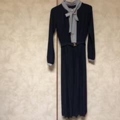 REDYAZEL レディアゼル ♡ ワンピース プリーツ ネイビーのサムネイル