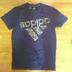 ハロハロ☆様専用。アディダスのＴシャツ(ネイビー、Ｍサイズ)のサムネイル