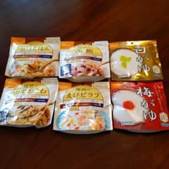 尾西食品アルファ米、賞味期限1年以上のサムネイル