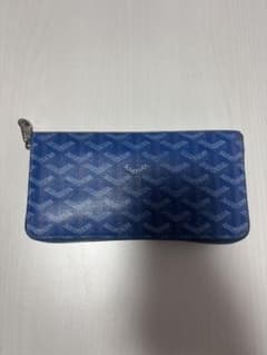 翔*7様 GOYARD 長財布 複数カードスロット　ブルー　青色 GOYARD 長財布 複数カードスロット ブルー 青色 - メルカリ