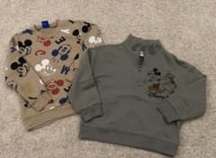 Kids' Disney Sweatshirt 2-Piece Set: Mickey and Donald