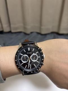 HUGO BOSS ヒューゴボス 腕時計 クロノグラフ レザーのサムネイル