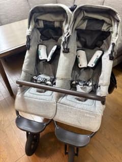 AIRBUGGY 더블 유모차 쌍둥이 유모차 코코 더블 그레이