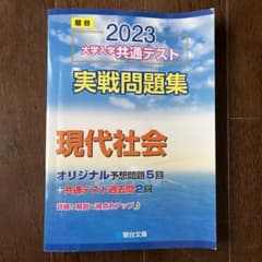 2023 駿台 大学入学共通テスト 実戦問題集 現代社会のサムネイル