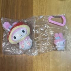 サンリオカラビナマスコットチャーム マイメロ にっこりーノりんごマイメロ　セットのサムネイル