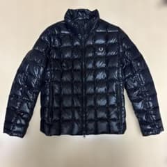 FRED PERRY ダウンジャケット ブラック Ｌ