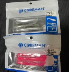コアマン　アルカリシャッド　3インチ　シャローベイト　ピンクシャッドのサムネイル
