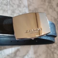 【新品未使用】COACH シグネチャー ベルト ブラックのサムネイル