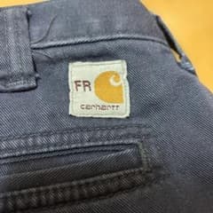 Carhartt FR ワークパンツ 32x34 ネイビー 00sのサムネイル