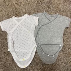ユニクロ 肌着 ロンパース コットンメッシュインナー★のサムネイル