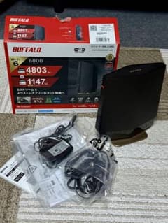 BUFFALO Wi-Fiルーター　WSR-6000AX8- MBのサムネイル