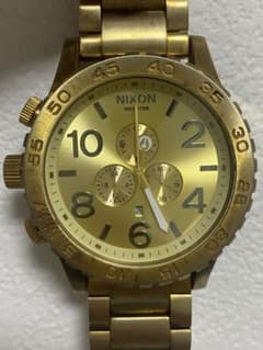 kyoya.918　ニクソン　Nixon 51-30 ゴールド　レア kyoya.918様専用 ニクソン Nixon 51-30 ゴールド レア - メルカリ