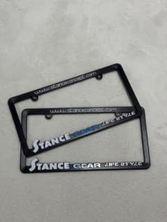 STANCE ブラック ナンバーフレーム 2個セットのサムネイル